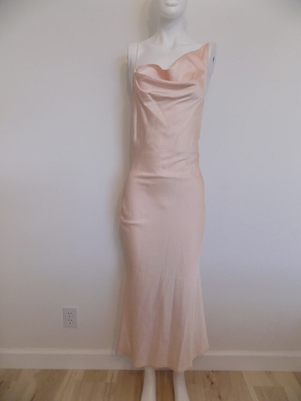 Beige Botany slip dress maxi dress size Medium NWT